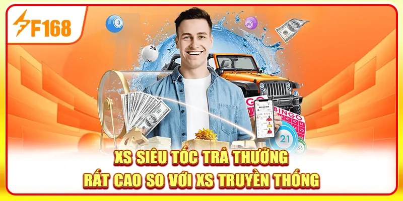 Mẹo Đánh Xổ Số Siêu Tốc Thắng Lớn Trúng Lớn Tại F168 3 XS siêu tốc trả thưởng rất cao so với XS truyền thống